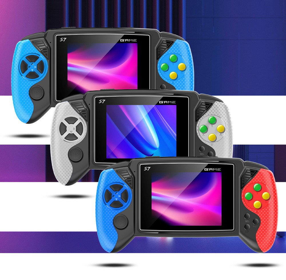 Retro Gaming Console Handheld - S7 Retro Handheld-Spielkonsole 3,5 Zoll LCD-Bildschirm