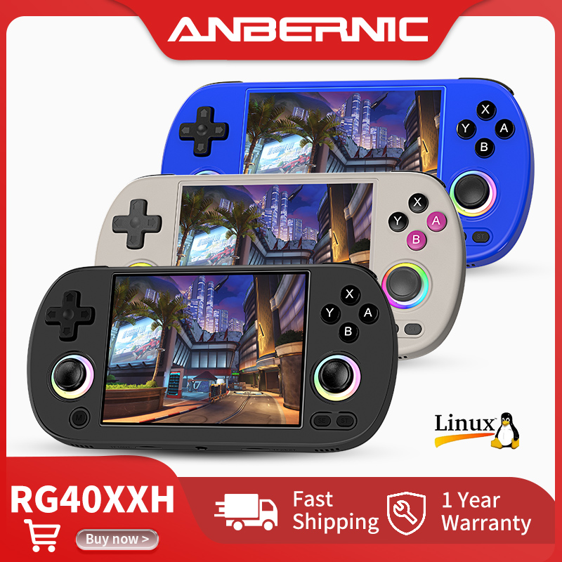 Retro Gaming Play Zone - Anbernic RG40XX H Retro Handheld-Spielkonsole 4,0''
