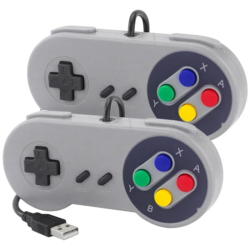Retro Gaming Raspberry Pi 5 - USB-Gamepad, Retro-Gaming-Joystick, kabelgebundener Controller für Linux-Game-PC,