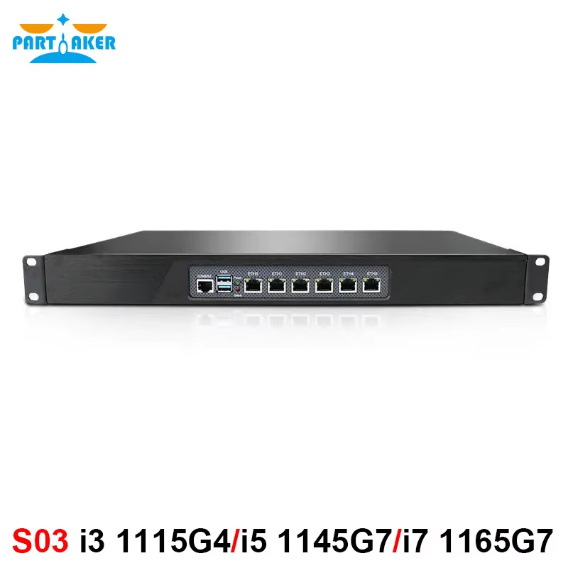 1U Firewall-Gerät Intel i3 111 – Intel Cpu Core I7 Bewertung und Preis