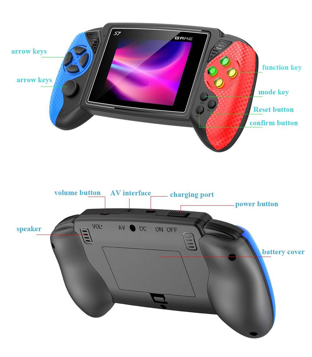 S7 Retro Handheld-Spielkonsole – Retro Gaming Console Handheld Bewertung und Preis