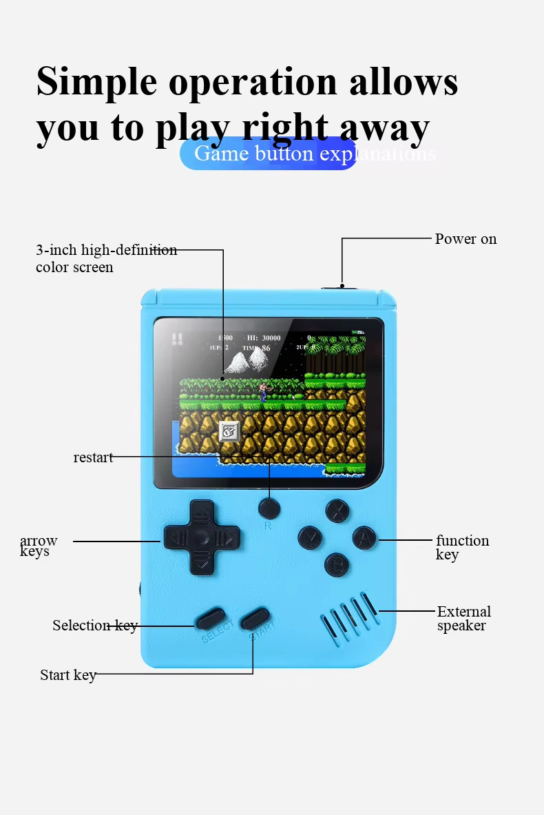 400-in-1-Mini-Spielekonsole, t – Retro Gaming Play Zone Bewertung und Preis