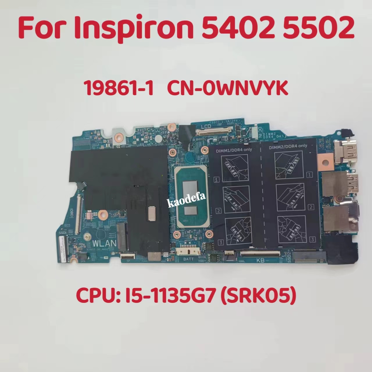 19861-1 Mainboard für Dell Ins – Intel Cpu Core I7 Bewertung und Preis