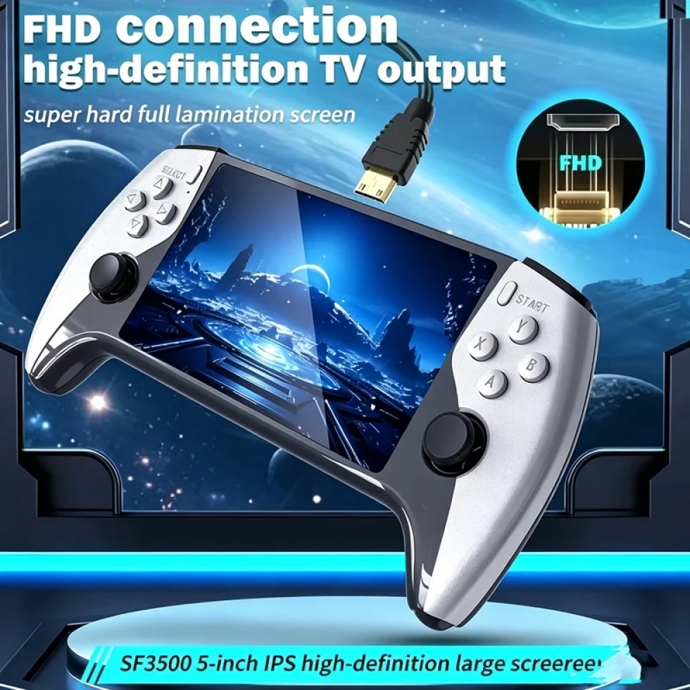 SF3500 5 Zoll Handheld-Spielko – Retro Gaming Console Handheld Bewertung und Preis